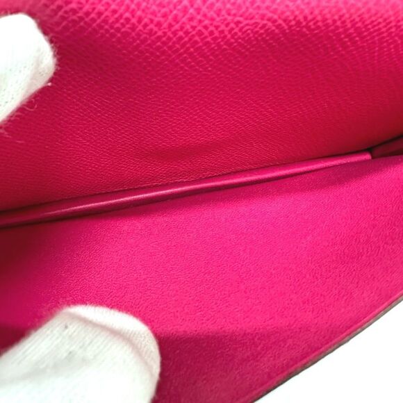 Hermès Béarn Pink Leather Wallet  (Pre-Owned) - Picture 6 of 13